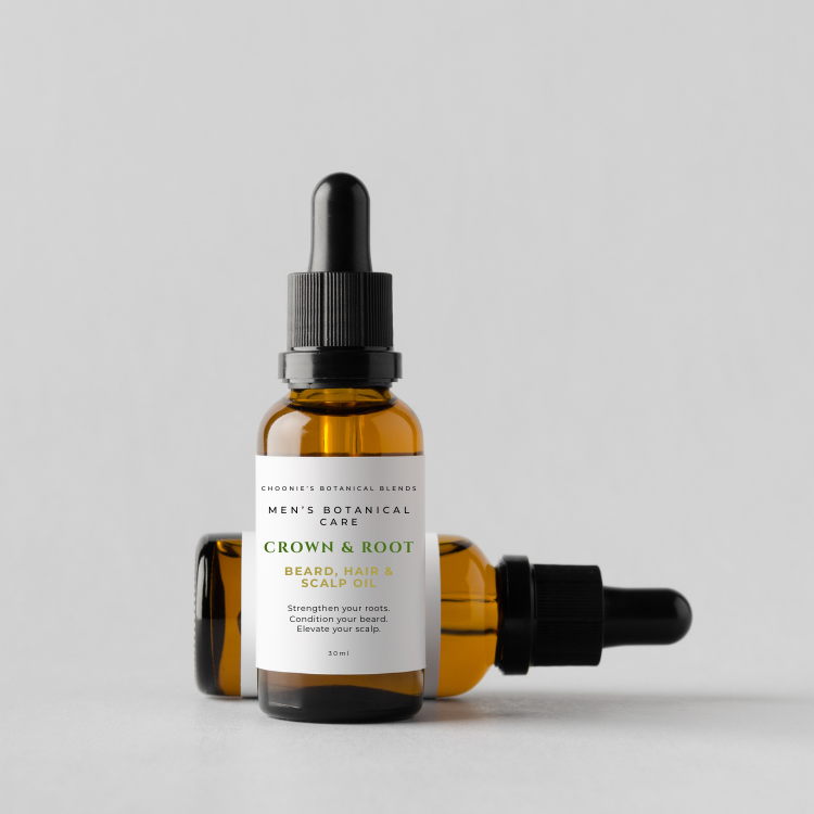 Crown & Root — Men’s Beard, Scalp & Bald Care Oil (30ml)